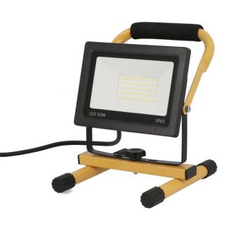 Projecteur LED portable chassis tube rond